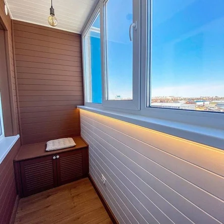 Отделка Вагонкой. Евровагонкой (крашенной)