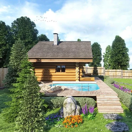 Бани из круглого бруса